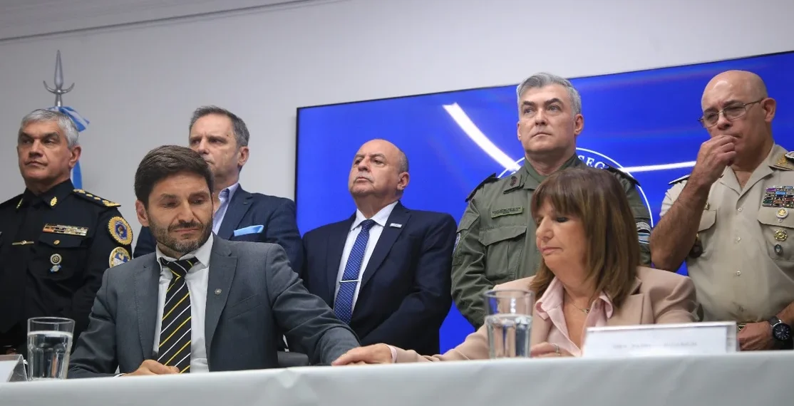Junto a Pullaro, Bullrich pidió al Congreso que «vote rápido» el paquete de proyectos de seguridad