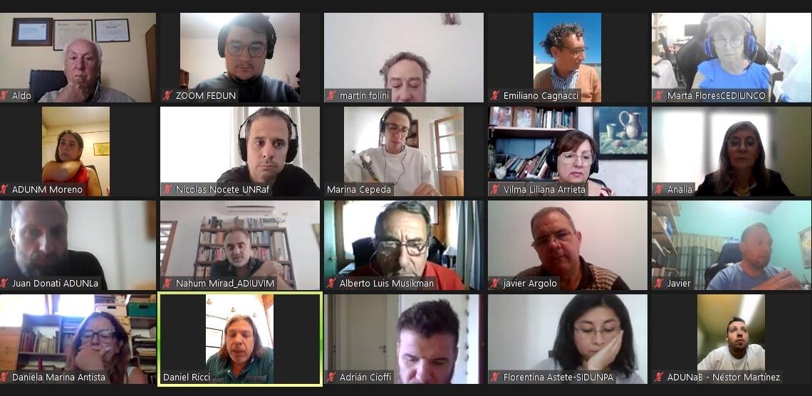 Reunión del plenario de Secretarios Generales de la FEDUN