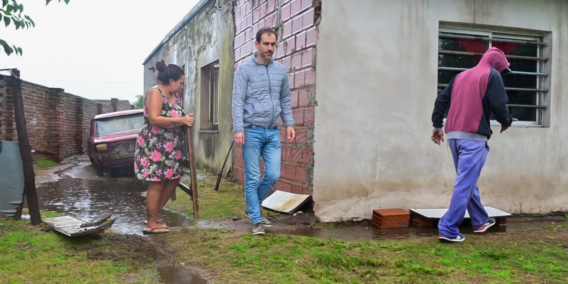 El Municipio continua trabajando para mitigar los efectos de las lluvias y contener a las familias afectadas
