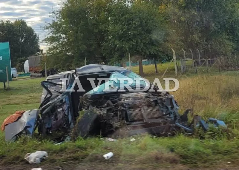 Brutal accidente sobre la RN 188