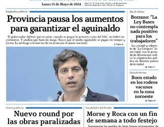 Lunes 13 de mayo de 2024