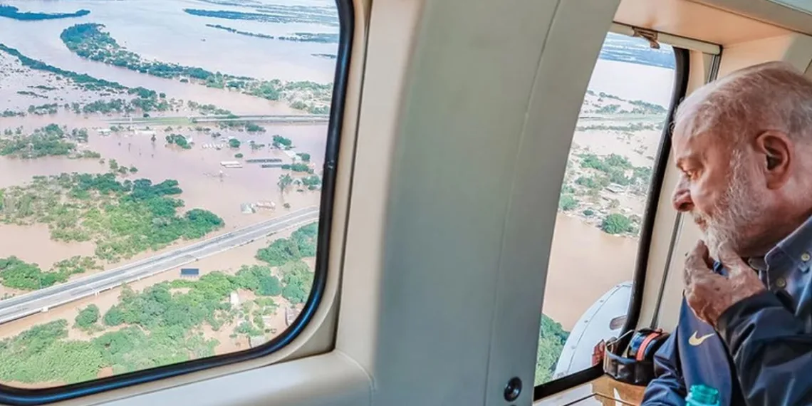 Lula visitó a víctimas de tormentas en Río Grande do Sul
