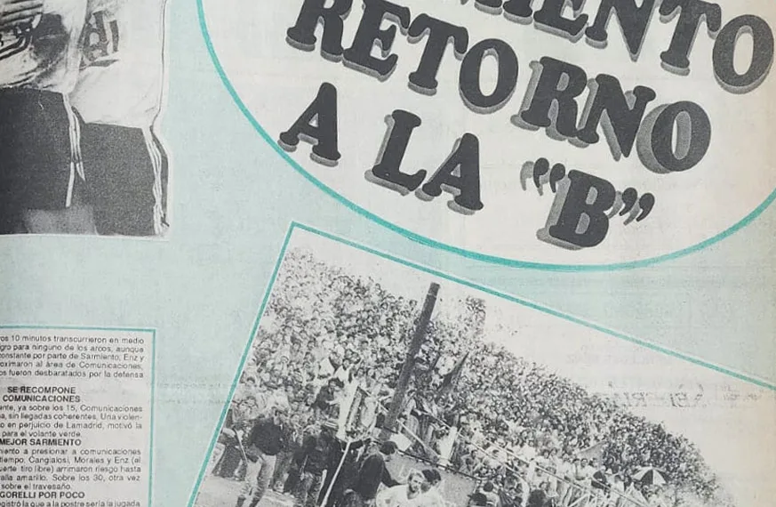 Se cumplen 33 años del ascenso de Sarmiento a la Primera B en 1991