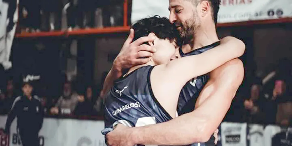 “Juanchi” Cangelosi: el capitán que emocionó a todos con su hijo Jacinto