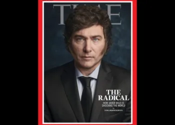 Javier Milei es el protagonista de la última edición de la revista Time