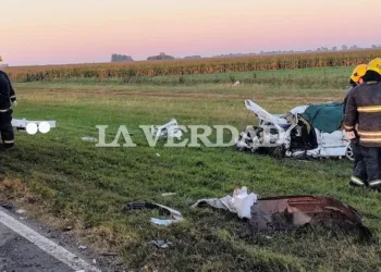 Choque fatal sobre la RN 188:  dos menores murieron