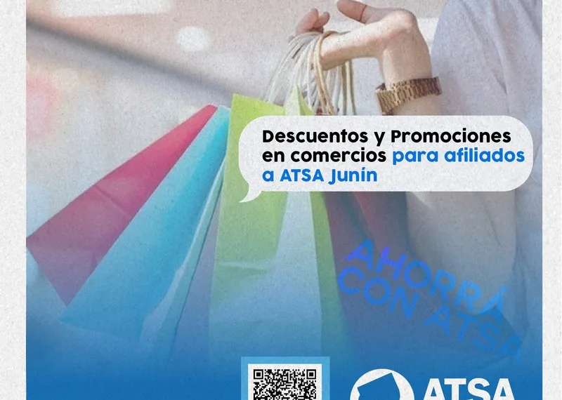 ATSA: programa de descuentos en comercios para afiliados
