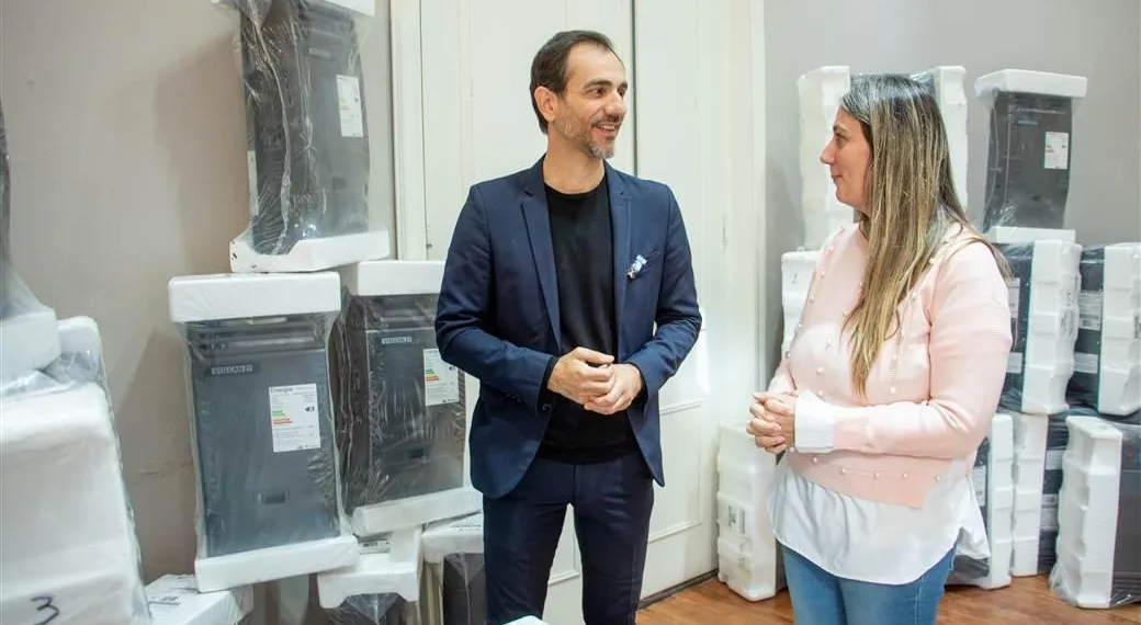 El Municipio entregó calefactores a escuelas de Junín