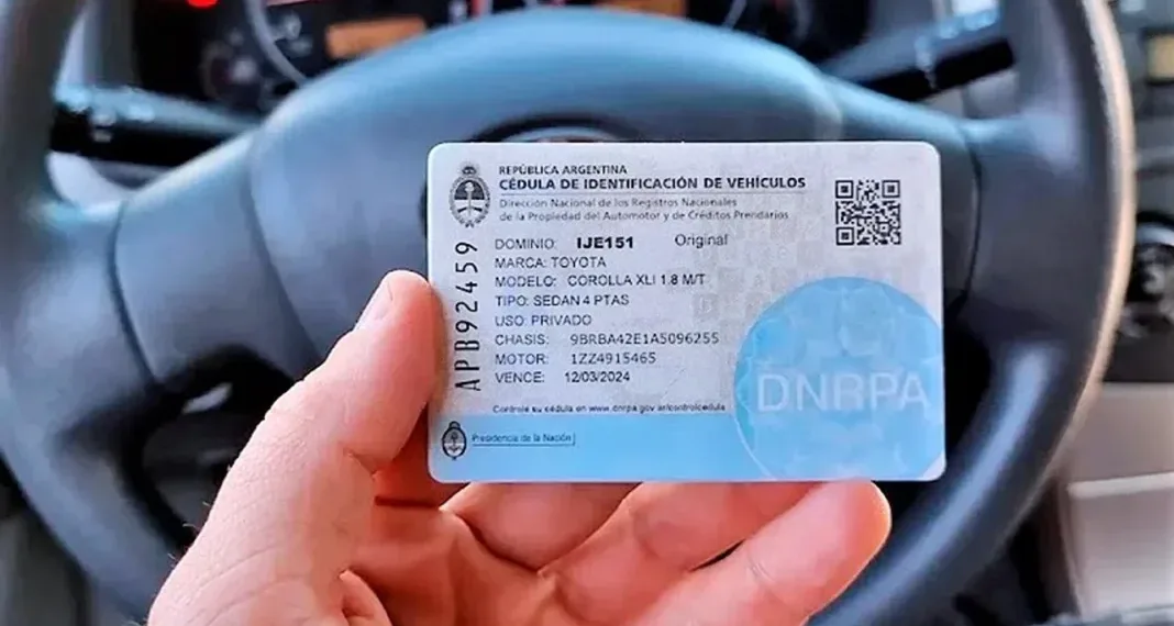Cédula azul: la Agencia Nacional de Seguridad Vial aclaró que aún es obligatoria