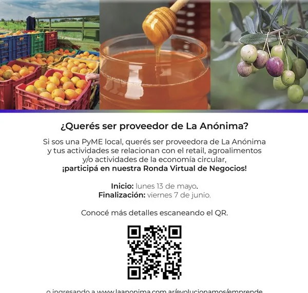 Convocan a emprendedores y pymes locales para comercializar sus productos en sucursales de La Anónima
