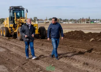Avanzan los trabajos en el loteo Alzamora: 101 terrenos con servicios