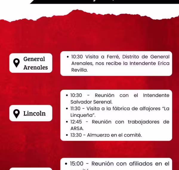 Legisladores en Camino» de la UCR + Cambio Federal visitarán la Cuarta sección
