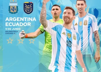 Argentina enfrenta a Ecuador en un amistoso previo a la Copa América