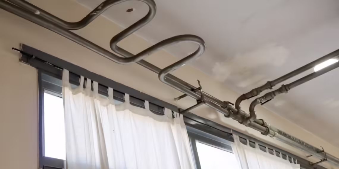 Recambio de cañerías en el Hospital San Luis de Bragado