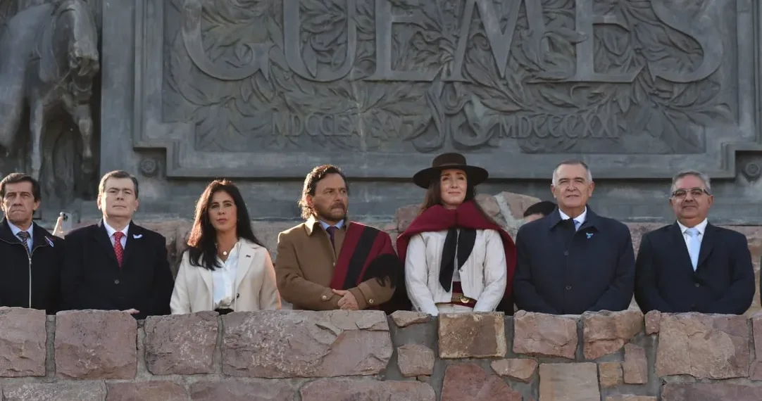 Villarruel encabezó el acto en homenaje a Güemes: enojo de diputados libertarios con Sáenz