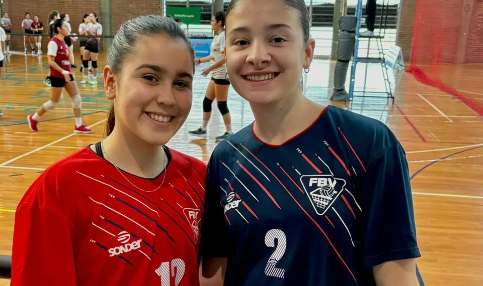 Vóley sub16: Martina Baumann y Micaela Alzuri, las representantes locales en la Selección Bonaerense