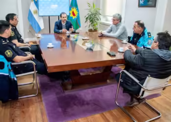 Petrecca recibió a los nuevos jefes del Comando de Patrullas