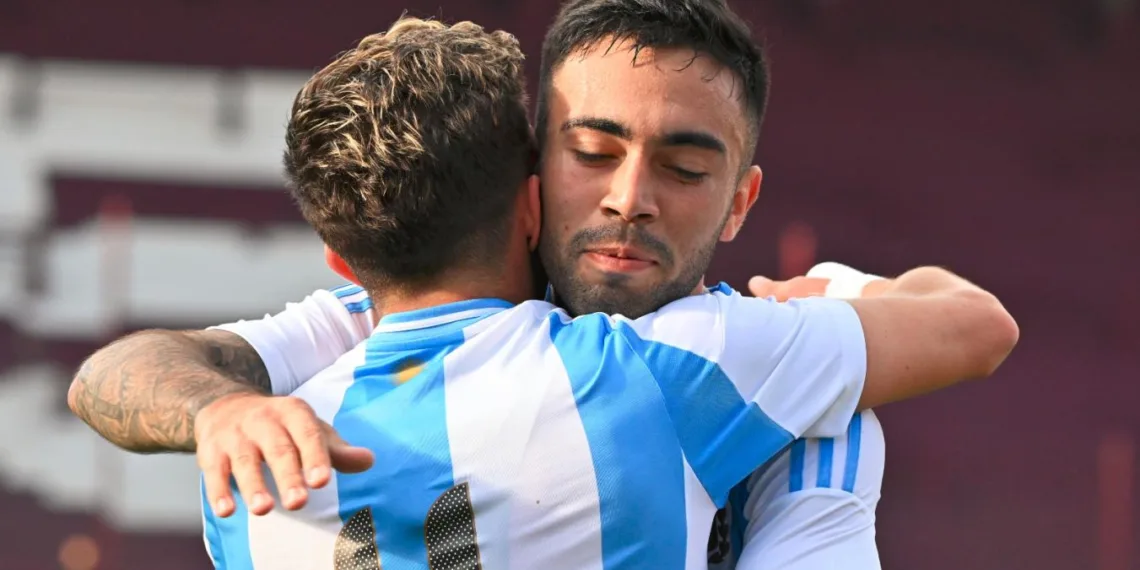 Sub23: Argentina le ganó 2-0 a Paraguay e ilusiona de cara a París 2024