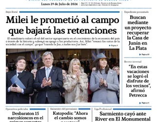 Lunes 29 de julio de 2024