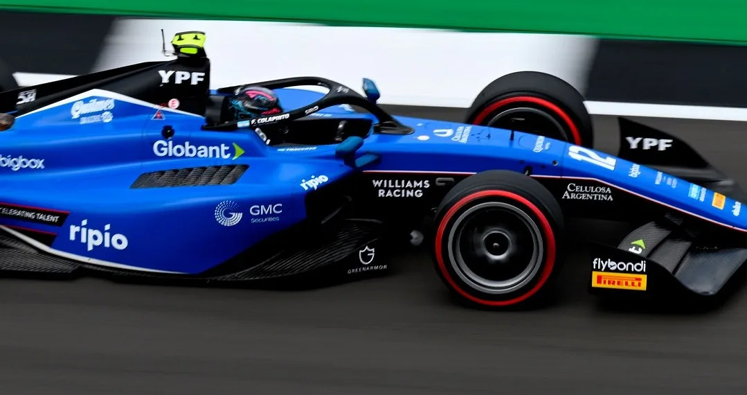 Colapinto terminó quinto en el sprint de Silverstone