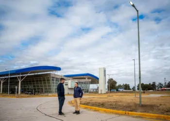 Terminal de ómnibus:  se iluminan los accesos