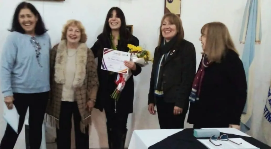 Reconocimiento a la farmacéutica Sandra Chiesa