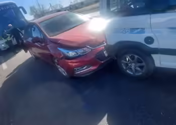 Choque en cadena en Ruta 7 y acceso Ramón Hernández