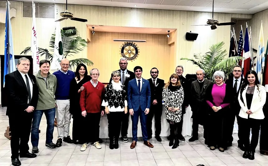 Ezequiel Romanelli es el nuevo presidente del Rotary Club Junín