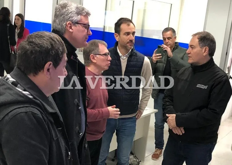 Petrecca pidió “más recursos para  seguridad” al ministro Alonso en Junín