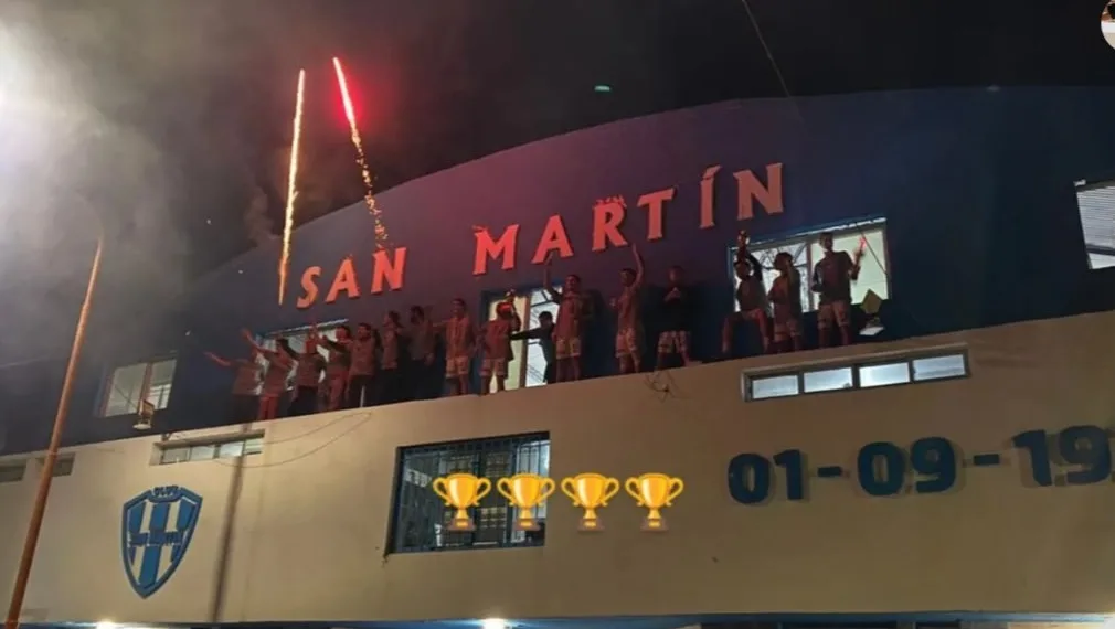 San Martín y una sana costumbre: gritar campeón