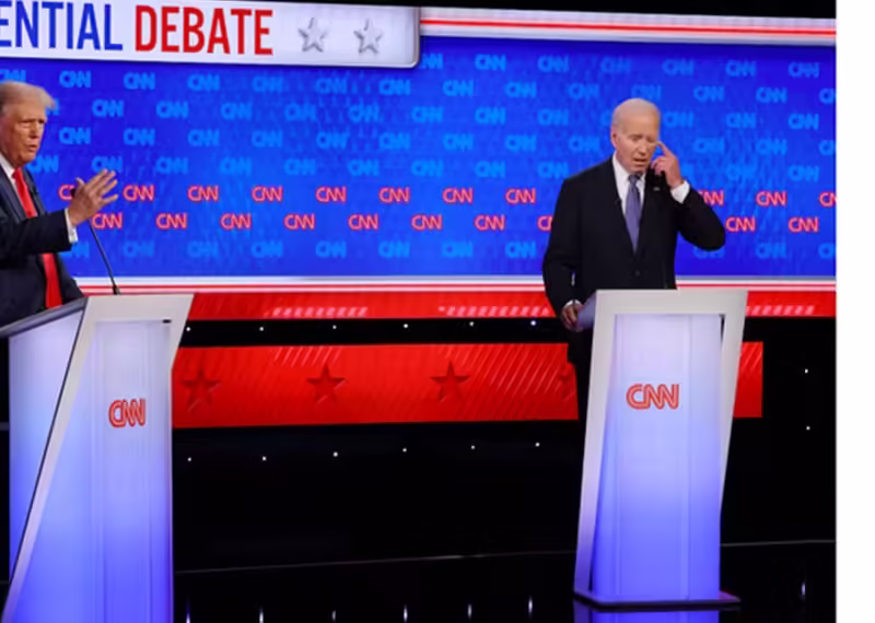 Biden no se desempeñó bien en un debate presidencial muy criticado