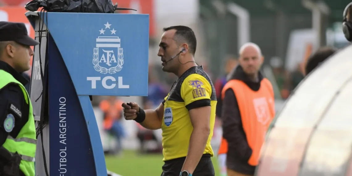 Fernando Espinoza será el árbitro del partido entre Sarmiento y Tigre