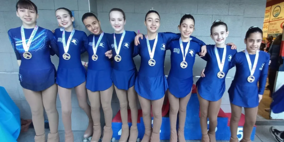 Patinadoras compitieron en un torneo amistoso