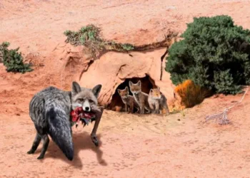 Descubren madriguera prehistórica y restos de  un guanaco con mordidas de sus depredadores
