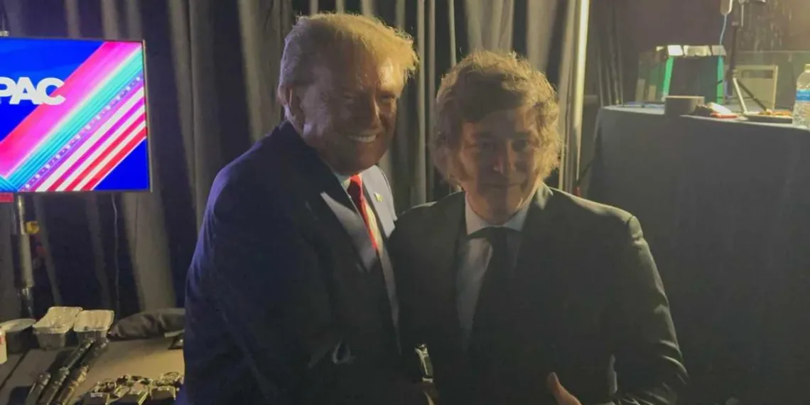 El elogio de Trump a Milei: «Está bajando la inflación muy rápido»