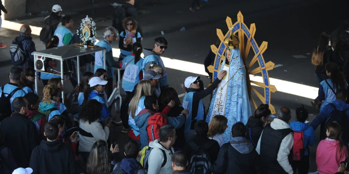 Servidores de la Virgen de Luján:  Campaña 50° Peregrinación Juvenil a Luján