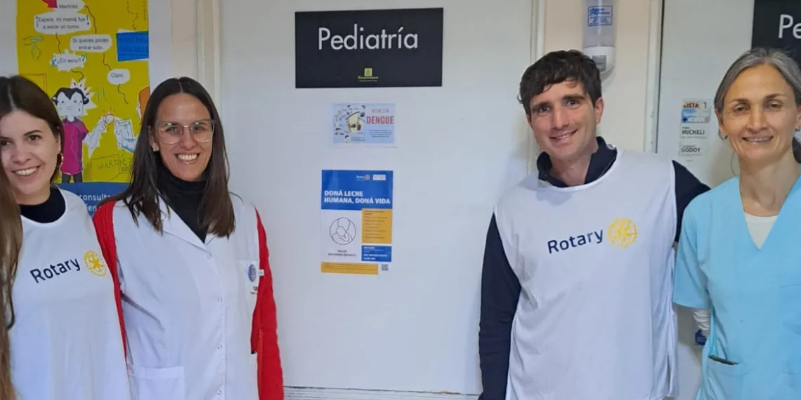 La leche humana salva vidas: Rotary Club Junín se compromete a difundirlo