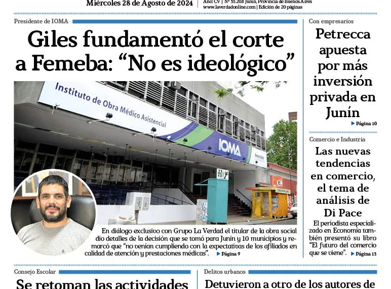 Miercoles 28 de agosto de 2024