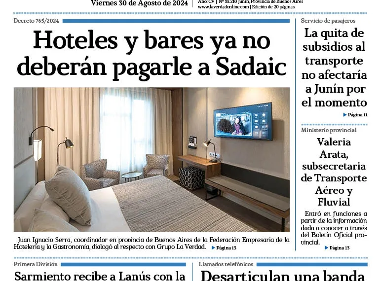 Viernes 30 de agosto de 2024