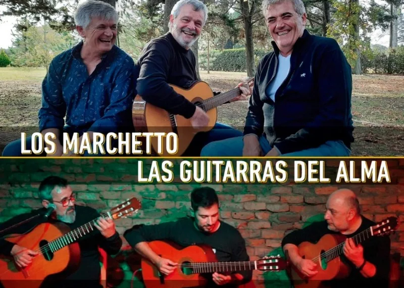 Los Marchetto y Las Guitarras del Alma, hoy en La Ranchería