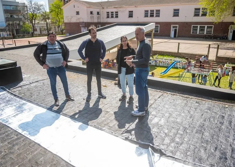 Avanza el plan de obras en las escuelas de Junín