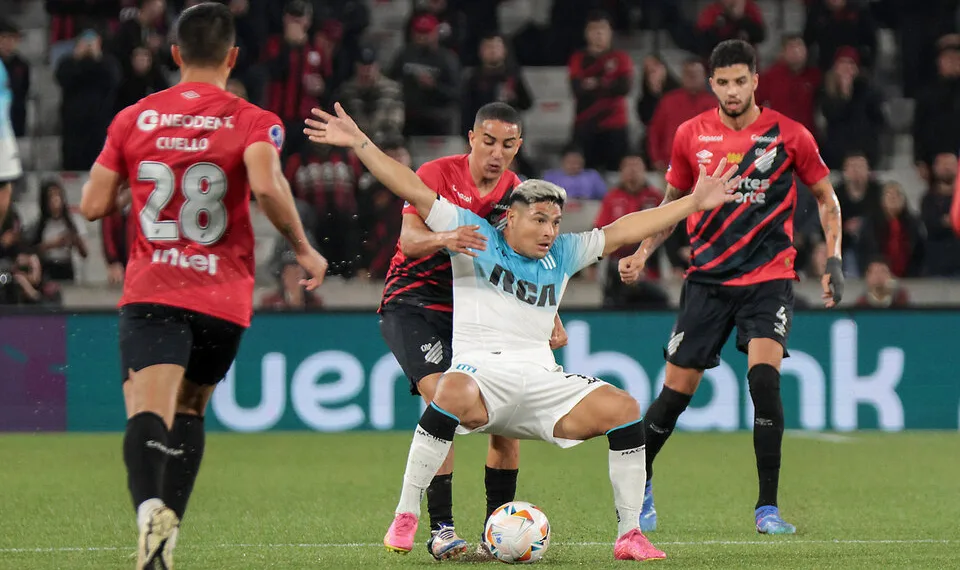 Racing cayó 1 a 0 frente Athlético Paranaense