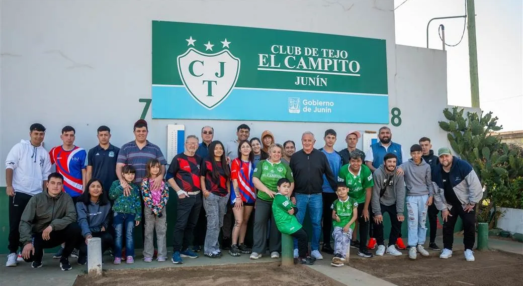 Junín fue sede de un nuevo torneo juvenil de tejo en “El Campito”