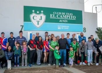 Junín fue sede de un nuevo torneo juvenil de tejo en “El Campito”