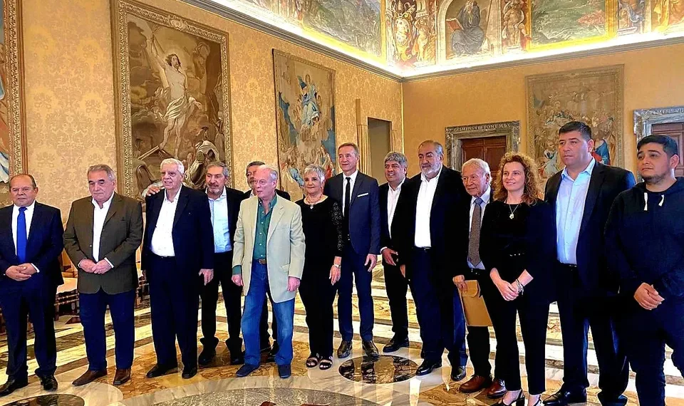 El papa Francisco recibió a la CGT