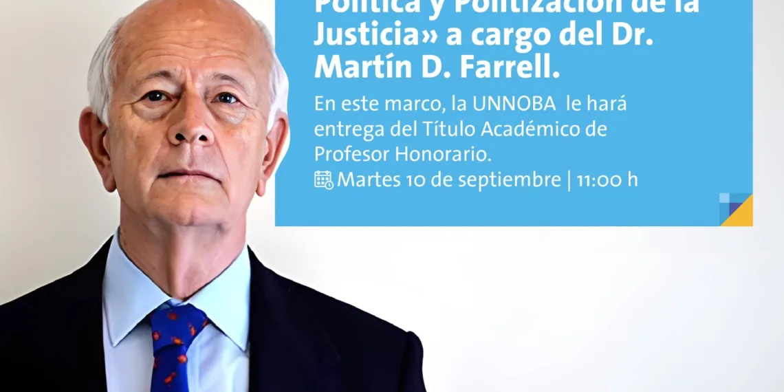 La UNNOBA nombrará Profesor Honorario a Farrell