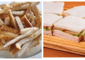 Pobreza: se alimentan con los ‘bordes duros’ de sandwich de miga