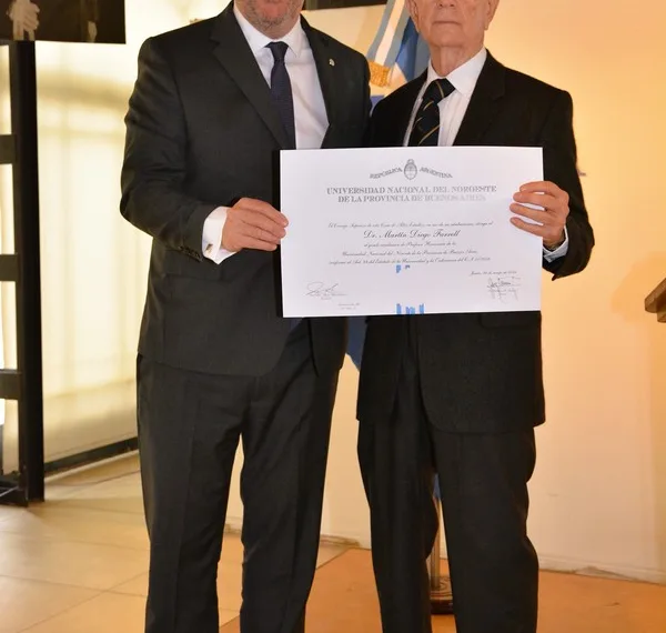 Martín Farrell fue nombrado Profesor Honorario de la UNNOBA