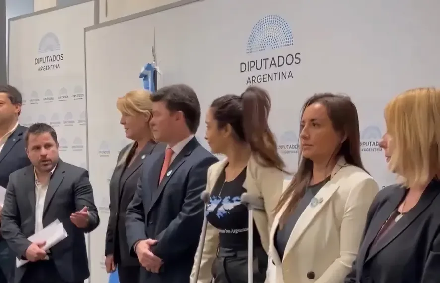 Martín Tetaz pidió a diputada peronista que se cubriera una remera de Malvinas