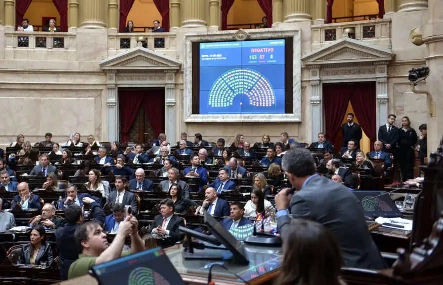 El veto de Javier Milei a las jubilaciones quedó firme en Diputados